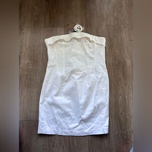 White Strapless Dress